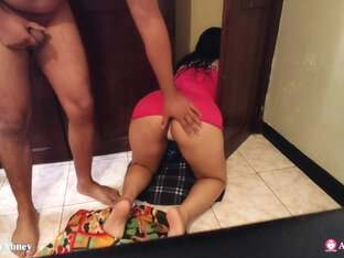 She Gets Trapped And Asks Her Stepbrother To Help Her Out