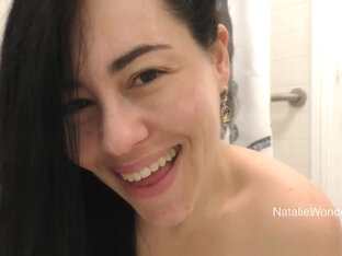 Natalie Wonder – Mommy Makes Her Naughty’s Boner All Better After Bathtime?