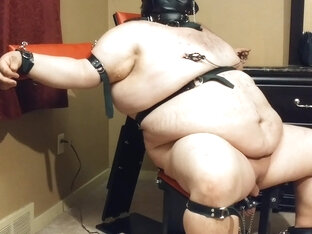 Femdom Wife Flogging And Whips Submissive Husband While In Bondage And Sensor Deprevation