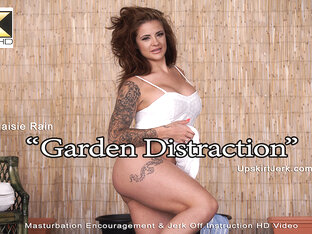 Maisie Rain "Garden Distraction" - UpskirtJerk