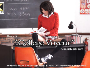 Rose "College Voyeur" - UpskirtJerk