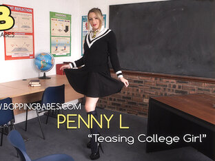 Penny L - Teasing College Girl - BoppingBabes