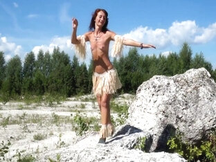Topless Dance In White Stone Quarry