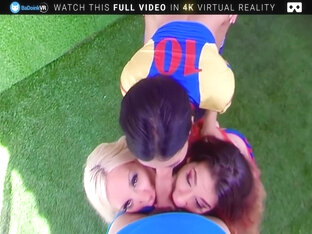 Free Premium Video Pov Group Orgy With Four Horny Soccer Sluts After Winning Goal