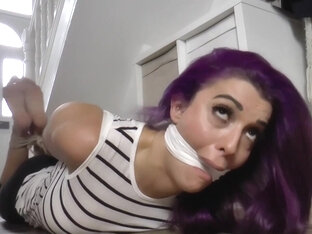 roxxi cleave gagged and hogtied