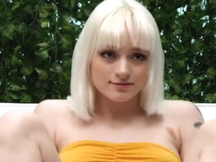 Shy and Horny Blonde Teen