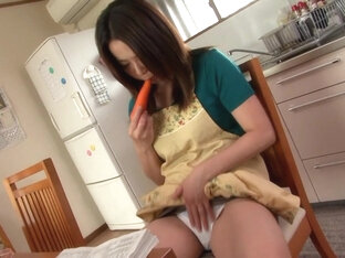 Husband not satisfying her needs so she turns into food masturbation by A story of a housewife
