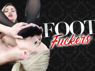 Foot fuckers starring Nathaly Cherie and Victoria Puppy
