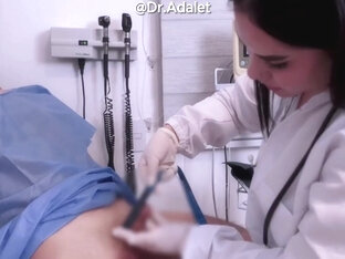 Arab Female Doctor Cfnm Examination Of The Penis Of A Young Patient