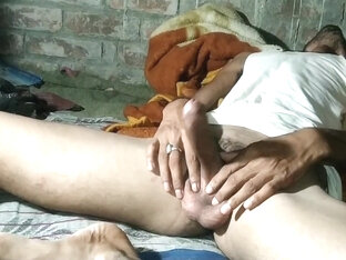 Indian Boy Masturbation On The Bed In The House, Handjob Cum