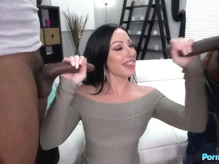 Gets Her Pipes Cleaned By 3 Black Plumbers With Prince Yahshua, Jennifer White And Isiah Maxwell