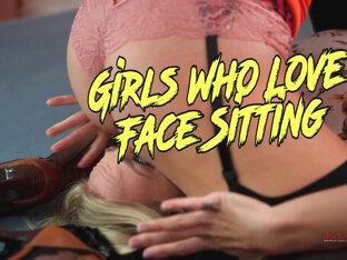 Girls who love face sitting starring Nathaly Cherie and Victoria Puppy