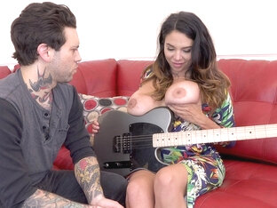 Missy Martinez gets her pussy tuned by her guitar instructor - BangConfessions