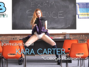 Kara Carter - College Passion - BoppingBabes