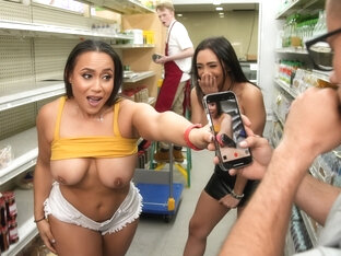 Pranks and Supermarket Skanks Video With Jimmy Michaels, Carmela Clutch, Lilly Hall - RealityKings