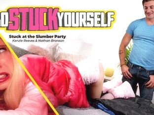Kenzie Reeves & Nathan Bronson in Stuck At The Slumber Party